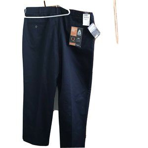 Men's Haggar Navy Blue Khaki pants size 38W x 29L